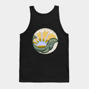 pixel whale Tank Top